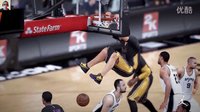 布鲁【NBA2K16】MC生涯模式 湖人胜马刺大号三双 科比邓肯（二十四）