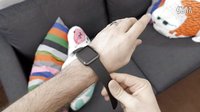 【游侠网】APPLE WATCH 42毫米玫瑰金色铝金属表壳+岩石色运动型表带开箱